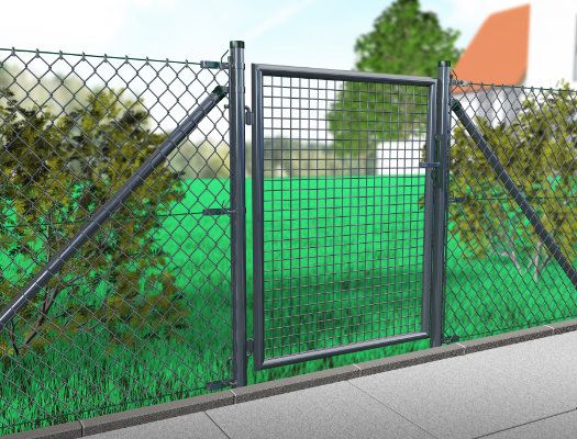 Maschendrahtzaun in fertigen Sets kaufen bei Zaunbär Zaunbär